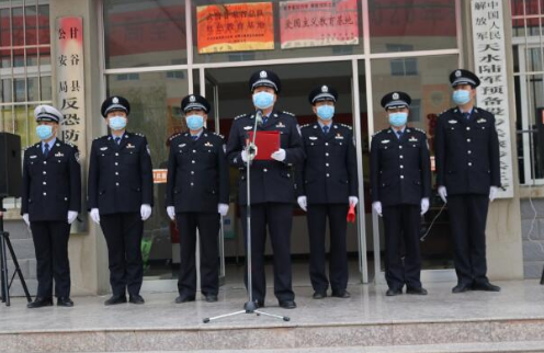 甘肃甘谷:公安全警大练兵2020年春训工作正式启动